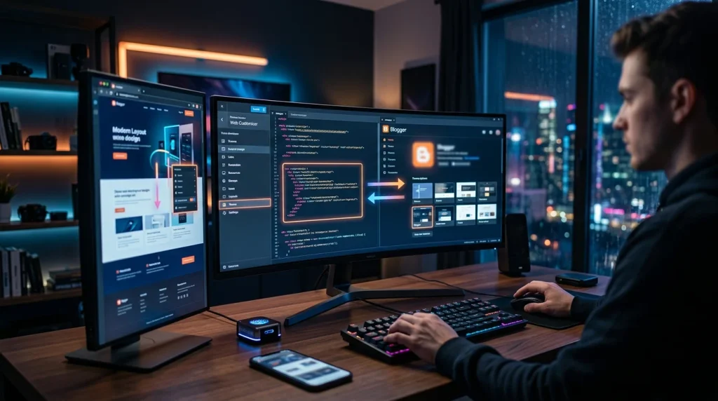 Cara Ganti Template Blogger